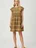 Corey Lynn Calter 100% Cotton Tie-dye Brown Casual Dress Size S - photo 2