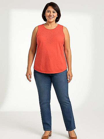Solitaire Sleeveless Blouse (view 2)