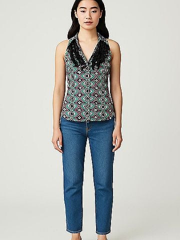 Bisou Bisou Sleeveless Blouse (view 2)