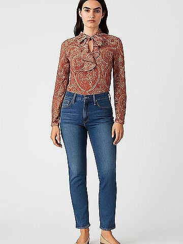 Lauren Jeans Co. Long Sleeve Blouse (view 2)