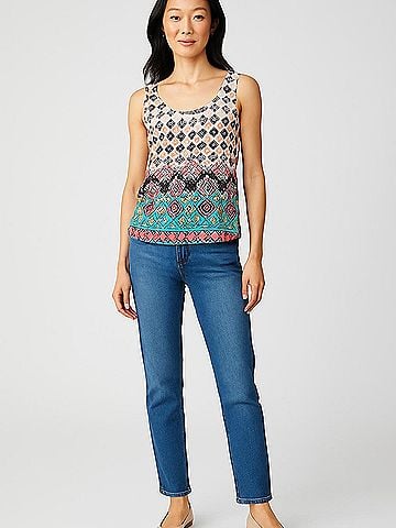 Alice Blue Sleeveless Top (view 2)
