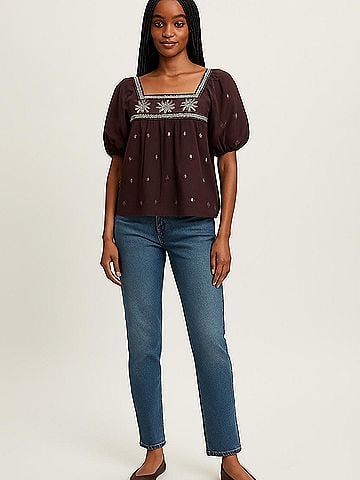 Madewell Short Sleeve Blouse (view 2)