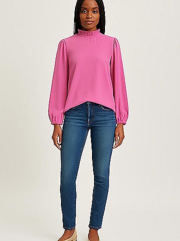 J.Crew 3/4 Sleeve Blouse (view 2)