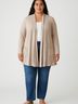 LOGO by Lori Goldstein Tan Kimono Size 3X - photo 2