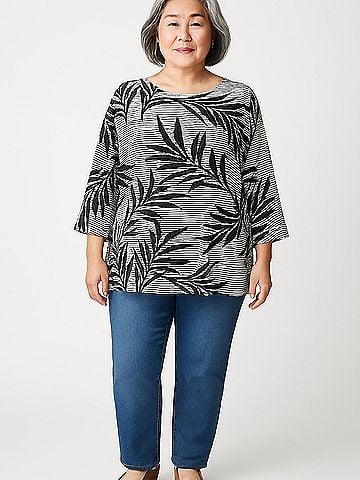 Jones Studio 3/4 Sleeve Blouse (view 2)