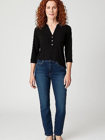 Anne Klein 3/4 Sleeve Blouse (view 2)