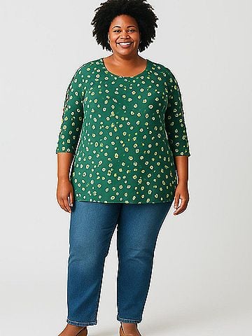 Prescott New York 3/4 Sleeve Blouse (view 2)