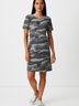 Dylan Camo Gray Casual Dress Size XS - photo 2