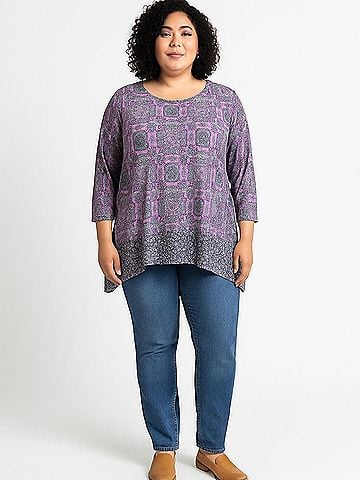 Ruby Rd. 3/4 Sleeve Blouse (view 2)