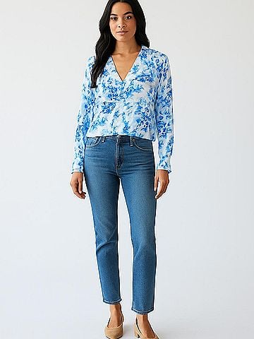 mille Resort & Travel 3/4 Sleeve Blouse (view 2)