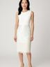 BCBGMAXAZRIA Ivory White Cocktail Dress Size 4 - photo 2