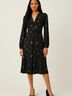 Hale Bob Print Black Casual Dress Size S - photo 2