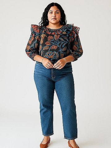 FARM Rio Short Sleeve Blouse (view 2)