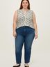 Pleione 100% Polyester Ivory Sleeveless Blouse Size 3X - photo 2