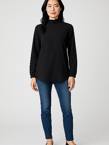 Mud Pie Long Sleeve Blouse (view 2)