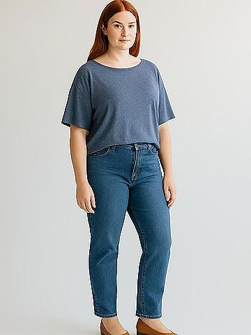 Soho JEANS NEW YORK & COMPANY Short Sleeve Top (view 2)