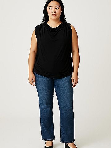 ELOQUII Sleeveless Blouse (view 2)