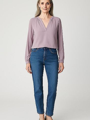 Philosophy Republic Clothing Long Sleeve Blouse (view 2)