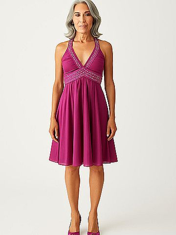Betsy & Adam Cocktail Dress (view 2)