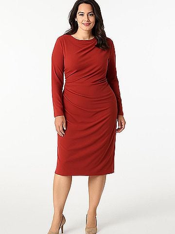 Betsy & Adam Cocktail Dress (view 2)