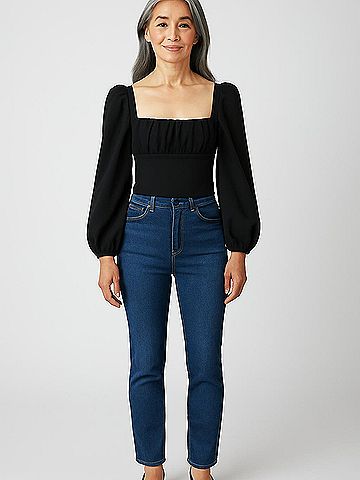 Princess Polly 3/4 Sleeve Blouse (view 2)
