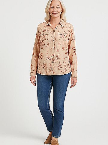 Nostalgia Long Sleeve Blouse (view 2)