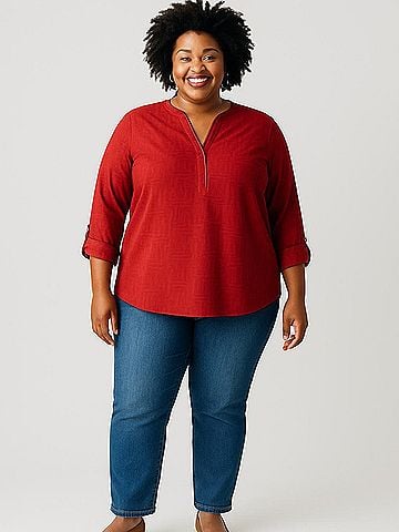 Tommy Hilfiger 3/4 Sleeve Blouse (view 2)
