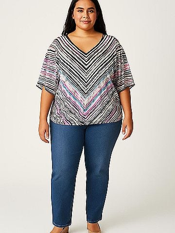 Bisou Bisou Short Sleeve Blouse (view 2)