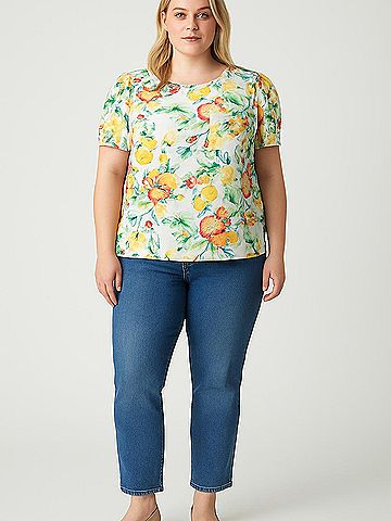 LC Lauren Conrad Short Sleeve Blouse (view 2)
