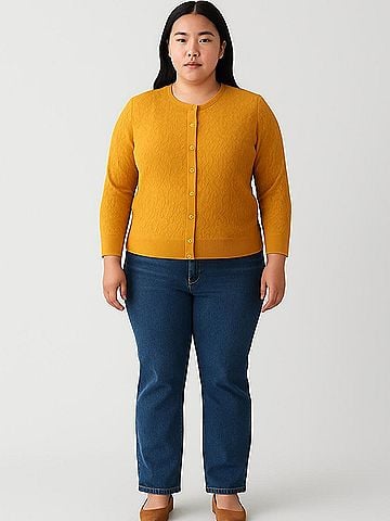 Cable & Gauge 3/4 Sleeve Blouse (view 2)