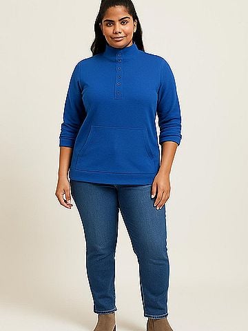 T by Talbots 3/4 Sleeve Top (view 2)