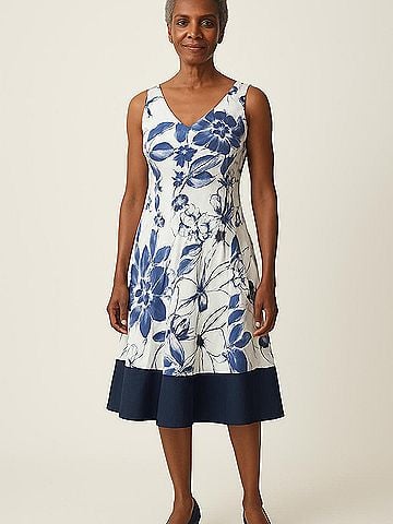 Chaps Cocktail Dress (view 2)
