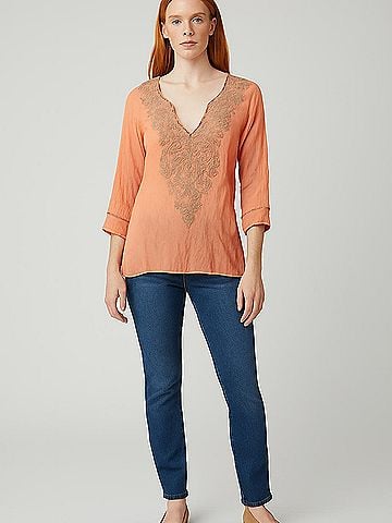 Ella Moss 3/4 Sleeve Blouse (view 2)