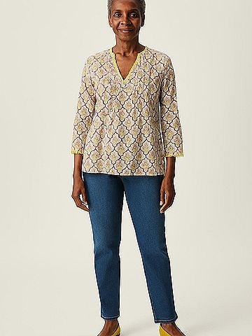 Roller Rabbit 3/4 Sleeve Blouse (view 2)