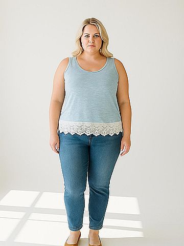 Mia + Tess Sleeveless Top (view 2)