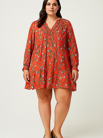 Terra & Sky Casual Dress (view 2)