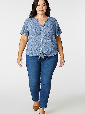 Zac & Rachel Short Sleeve Blouse (view 2)