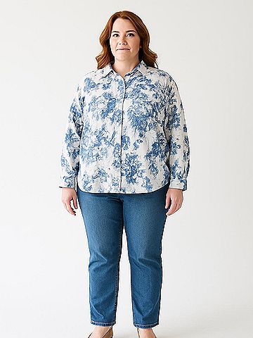 Abercrombie & Fitch 3/4 Sleeve Blouse (view 2)