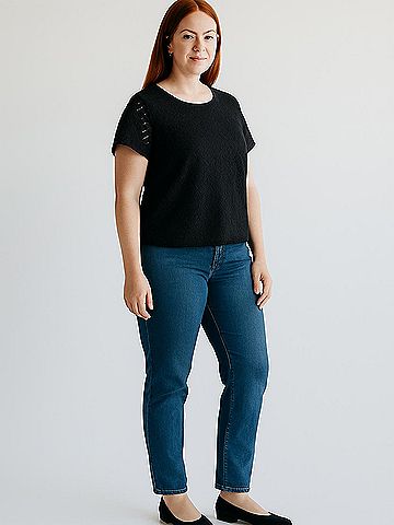 Market and Spruce Short Sleeve Top (view 2)