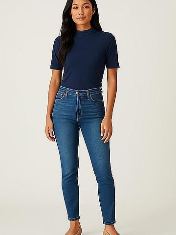 OThread & Co Short Sleeve Turtleneck (view 2)