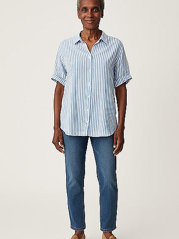 BeachLunchLounge Short Sleeve Blouse (view 2)