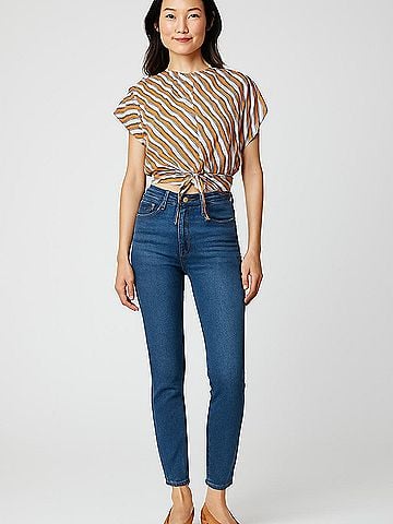 Corey Lynn Calter Short Sleeve Button-Down Shirt (view 2)
