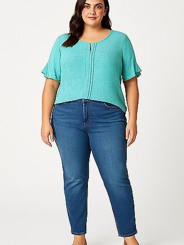 Liz Claiborne Career Short Sleeve Blouse (view 2)