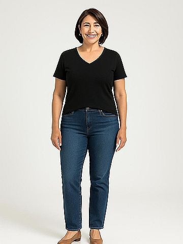 Jones New York Signature Short Sleeve Top (view 2)