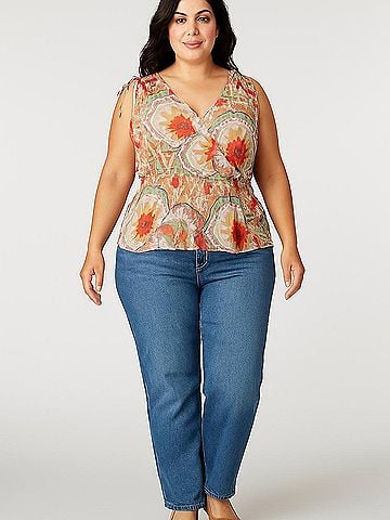 Bisou Bisou Sleeveless Blouse (view 2)