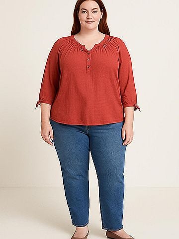 DressBarn 3/4 Sleeve Blouse (view 2)
