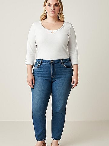 Soho JEANS NEW YORK & COMPANY 3/4 Sleeve Top (view 2)