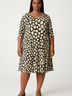Roaman's Polka Dots Ivory Casual Dress Size 18 - 20 - photo 2