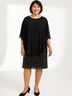 Xscape Black Cocktail Dress Size 14 - photo 2