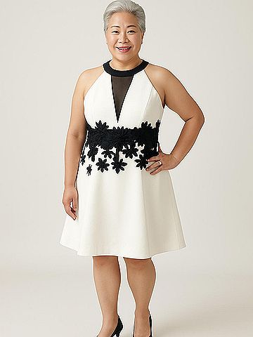 Halston Heritage Cocktail Dress (view 2)